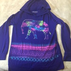 Mudd long sleeve hoodie T-shirt